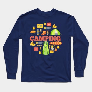 camping concept Long Sleeve T-Shirt